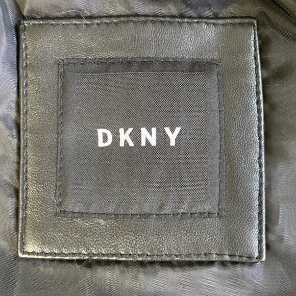 DNKY Genuine Leather Men's Jacket Size S - Picture 4 of 8